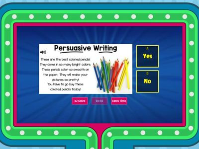 Persuasive Writing