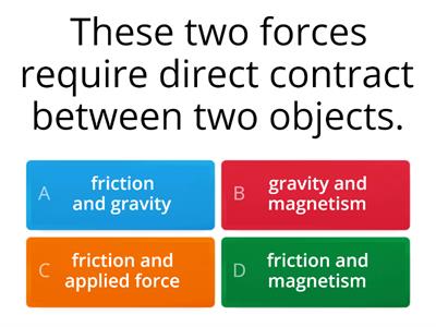 Investigating force and motion