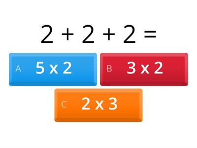 Cópia de Adição repetida = Multiplicação (2º ano) 