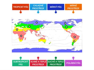 Přírodověda 5. ročník - Podnebné pásy