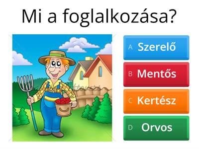 Foglalkozásokról ovisoknak