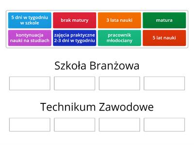 Czym się różni Technikum Zawodowe od Szkoły Branżowej?