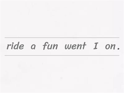 Past simple negative, positive and question forms