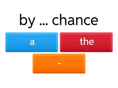 Articles (set expressions) form 10