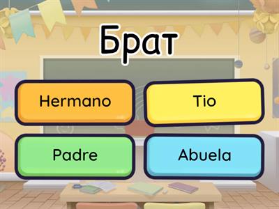 Родственники|Викторина|Испанский 