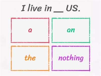 Articles - Comp Sentences