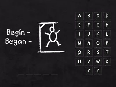 Irregular verbs Part 1