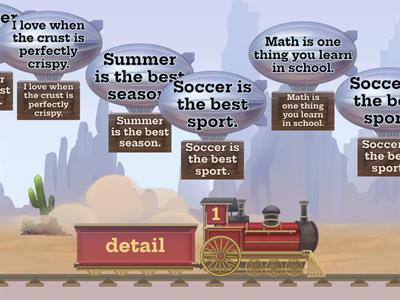 Main Idea and Details