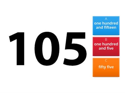 3-digit numbers: reading 