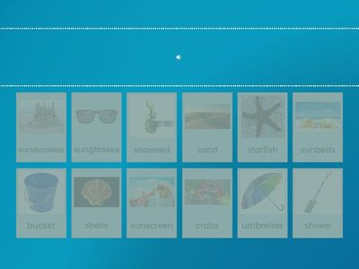 At the Beach - Find the Match