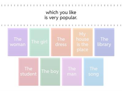 BASIC 7 RELATIVE CLAUSES