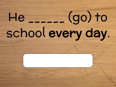 Present Simple & Present Continuous