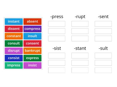 3.2 Latin bases sort