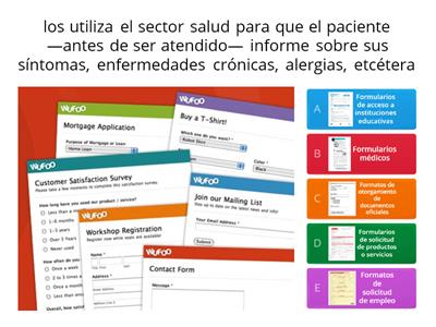 tipos de formularios 3ro