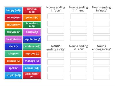 Suffix Quiz