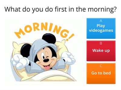Daily routine