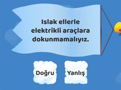 1. Sınıf Hayat Bilgisi Teknolojik Araçların Güvenli Kullanımı