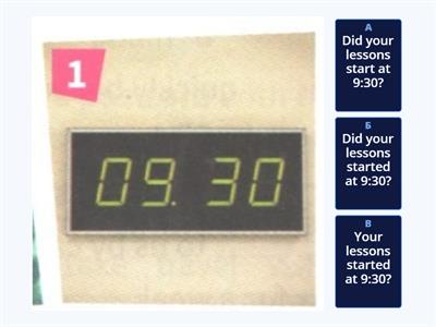 Past Simple Prepare 6