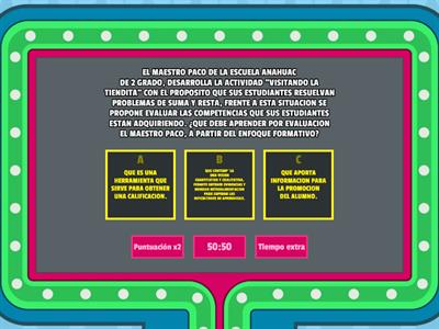 EVALUACION  FORMATIVA