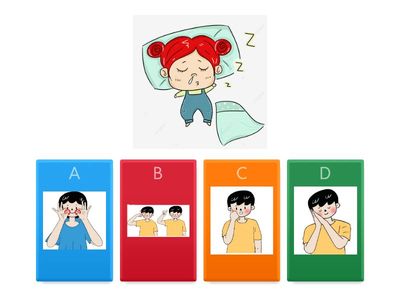 臺灣手語第二冊第5課-圖卡手語配對