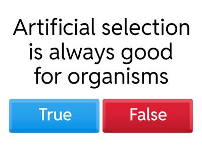 Artificial Selection Quiz
