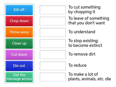 Phrasal verbs - Gold experience 