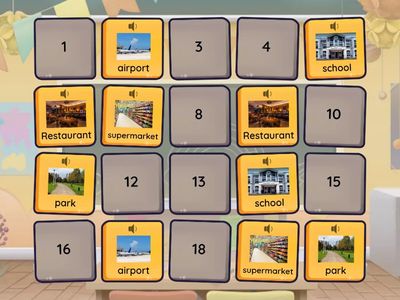 Mr. Figueroa - Kindergarten - Places in the city