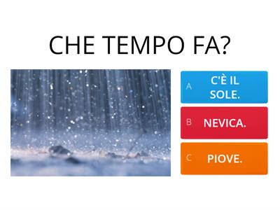 meteo IN ITALIANO