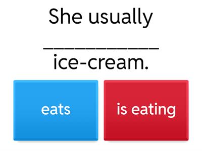 Present Simple vs Present Continuous. 