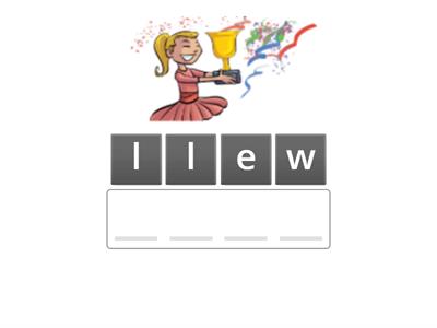 Unscramble Adverbs of manner