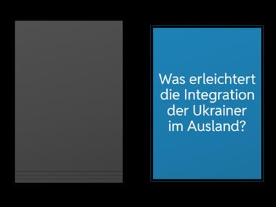 Integration der ukrainischen Geflüchteten in Deutschland 