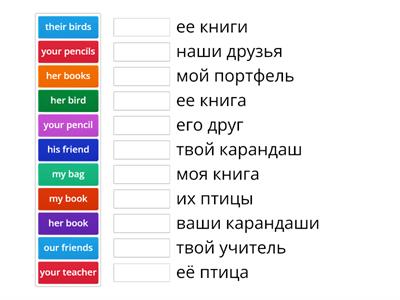 Possessive pronouns