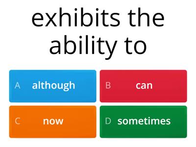 Wordiness Quiz (ELD)