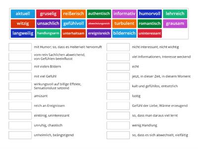 Sicher aktuell B2, Lektion 3, Nachsilben bei Adjektiven