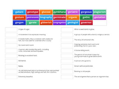 LIfTT - Soft <g> or hard <g> - matching definitions