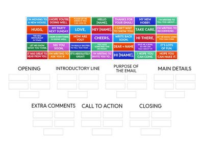 INFORMAL EMAIL STRUCTURE