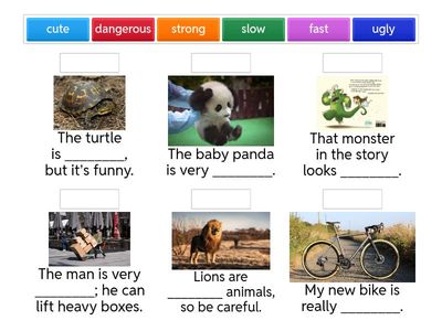 Go Getter 1 7.5 Adjectives