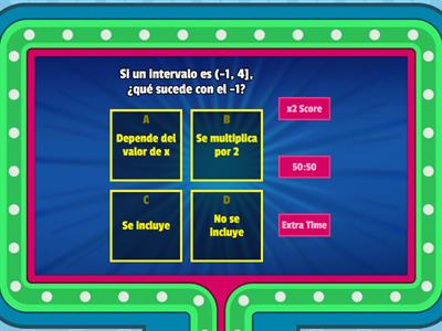 Prueba sobre los intervalos y la funcion lienal