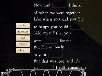 ETMUS I2+: GOTYE GAPS