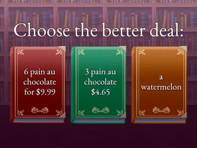 Unit Rate Quiz: Version 2