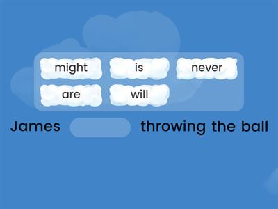Helping Verbs Complete the Sentence