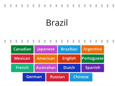 Nationalities