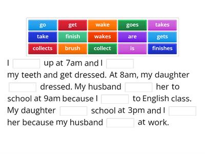 Present simple tense 