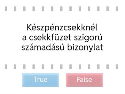 2. forduló - Fizetési számlához kötődő bizonylatok