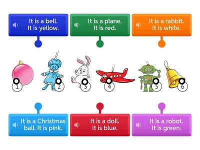 Colours of toys. What is this? 