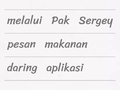 Menyusun Kalimat BIPA 2