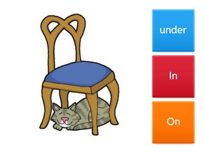 Prepositions in/ on/ under