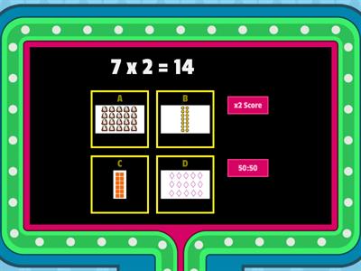 Array and multiplication equations 2 