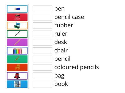 My Classroom - Things in my class