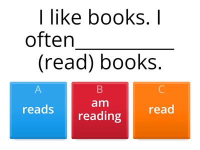 Present Simple or Present Progressive? 